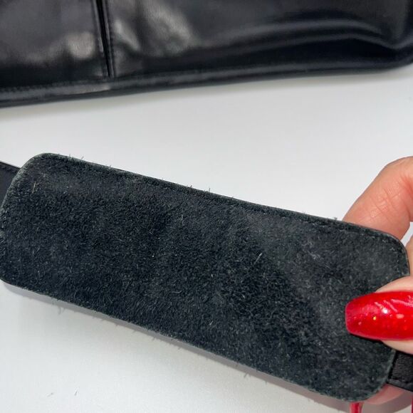 COACH PRESCOTT 90s Vintage BLACK LEATHER LAPTOP BRIEFCASE MESSENGER BAG   WITH C - Picture 7 of 16